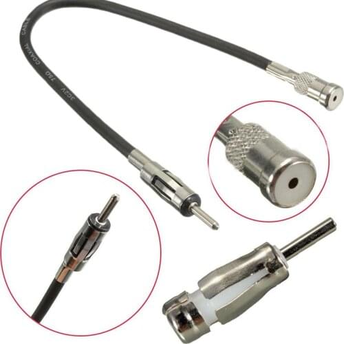 Male Plug To Din Converter Connector 2017 New Adapter Radio Aerial Antenna Vehicle