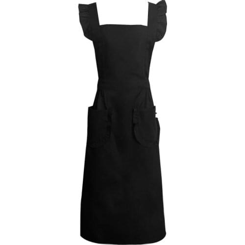 Scandinavian Princess Cotton Aprons Kitchen Cleaning Apron Coffee Shops Flower Shops Art Painting Studio Work Aprons