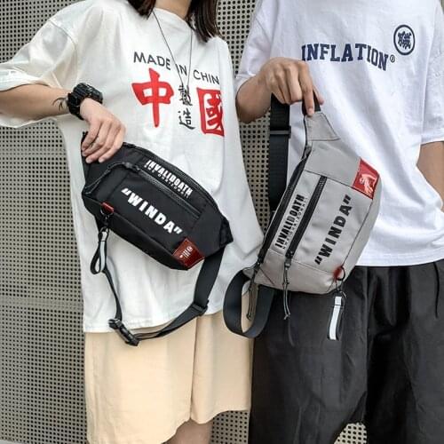 Waterproof Waist Pack Men Crossbody Bag High-Capacity Oxford Phone Pouch Unisex Male Fanny Pack Hip Waist Bag Men Chest Bags