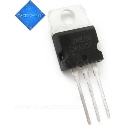 2pcs/lot LM35DT LM35D LM35 TO-220 In Stock