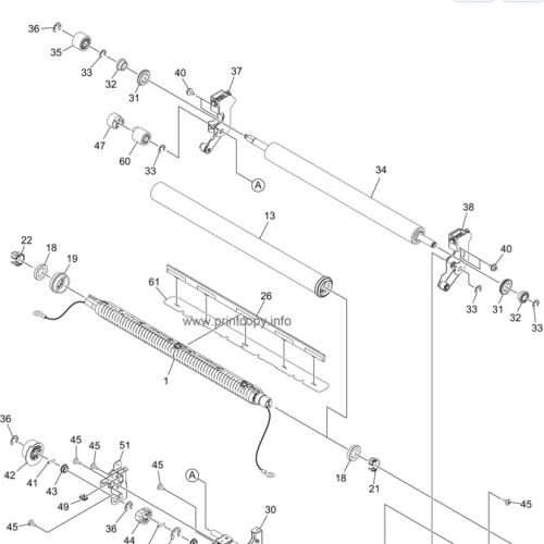 6LJ58869000 x1+6Lj58870000 x 1 for Toshiba 2555C 3055C 3555C 4555C 5055C