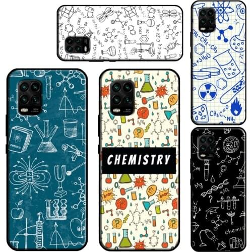 Science Chemistry Formulas Phone Case For Xiaomi Mi 10T Pro 9 10 11 Lite Ultra A3 POCO F3 F1 F2 M3 Pro X3 Soft Cover