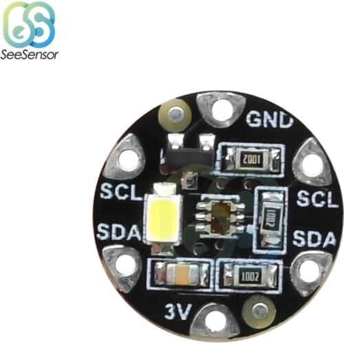 TCS34725 Ambient Light Sensor Development Tools Flora Color Sensor Module with White LED 2.7V-3.6V
