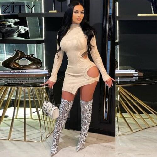 GEEKLIGHTING Fashionable Knitted Dresses