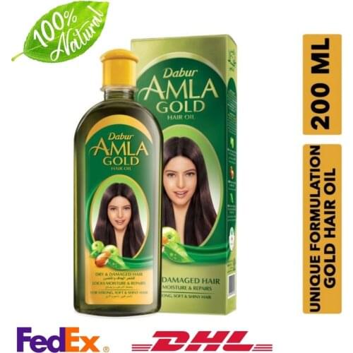 Dabur Amla Gold Hair Oil 200ml Rapid Hair Growth Nourishing Prevent Hair Loss Oil Healthy Hair FAST DELIVERY