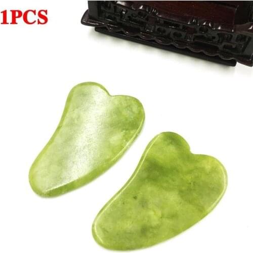 Natural Green Rose Quartz Guasha Board Massage Tool Board Scraping SPA Therapy Massager Body Gua Care Antistress Sha M0O9