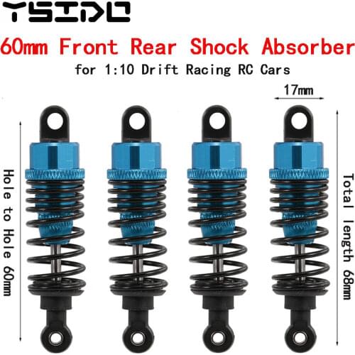 60mm Metal Shock Absorber Damper for 1:10 HSP Redcat Exceed HPI Flat Car Drift Racing RC Cars Parts