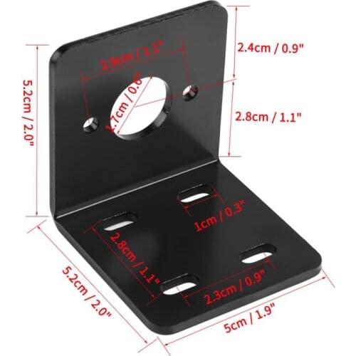 Large Torque Motor High Speed Power Low Noise 775 755 Motor Mounting Holder Bracket Base Steel