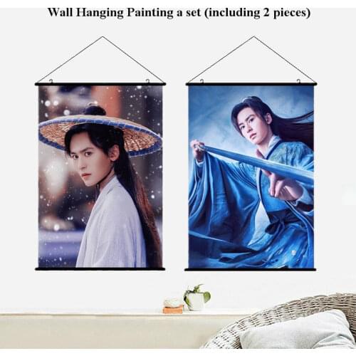 Girl Home decor Zhang zhehan Wall painting 40cmx60cm Word of honor Hanging Wall Scroll Painting picture Poster