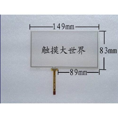 Original 6.1inch LCD touch screen for CLAA061LA0DCW Car DVD GPS Navigation LCD module audio systems