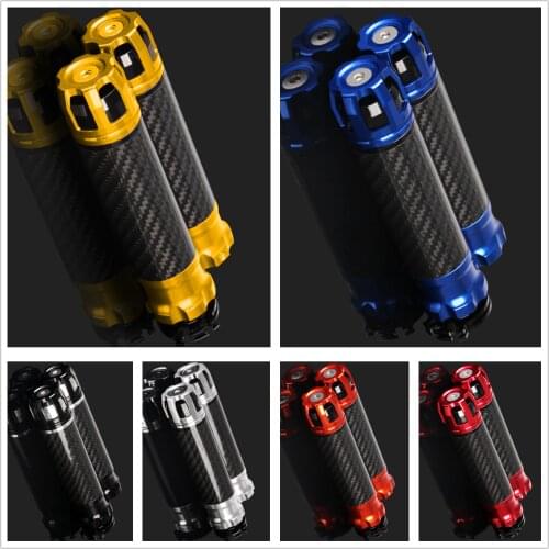 7/8" 22mm carbon fibre Handle bar grips can be Fit for Kawasaki VERSYS 650/1000 VERSYS-X 300 Vulcan S W800 All Year
