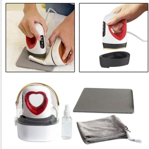 Heart Shape Mini Easy Heat Press with Storage Bag Heating Transfer for Shoes Hats Small HTV Vinyl DIY Projects