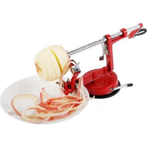 3 in 1 Stainless Steel Hand-cranked Fruit Peeler with Clipping Apple Potato Peeler Slicer Machine Kitchen Accessories 30*10*13cm
