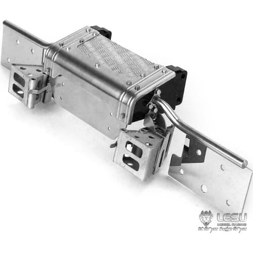 LESU Metal Taillight Rack Rear Beam for 1/14 RC TAMIYA Scania Tractor Truck R470 R620 DIY Car Model