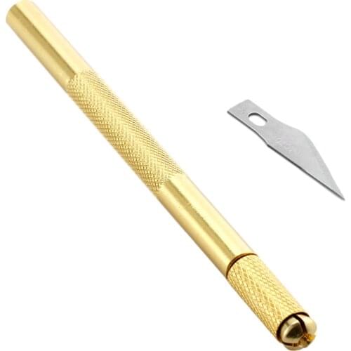 Gold Sculpture Scalpel Knife Carving Knife Mat Cutting Precision Model Wood Carboard Craft Making Stripping Blade Handwork Tools
