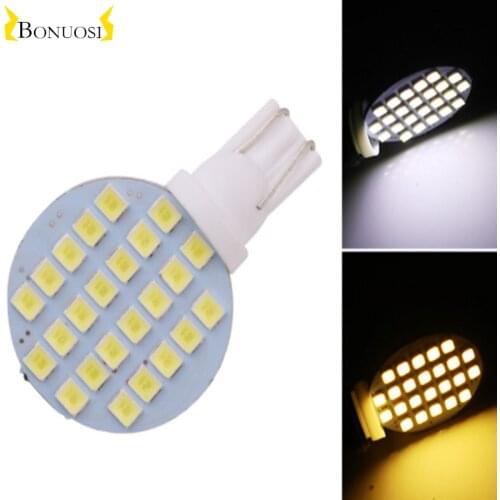 10pcs New Arrivals!! T10 194 168 W5W 1210 3528 24 LED 24 SMD 12V DC Super Bright Warm White/ Cool White Auto Light Bulbs