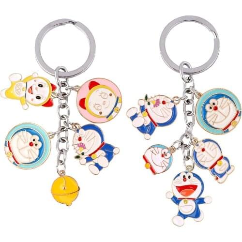 MD888 DMLSKY Cartoon Metal Alloy Pendant Key Chains Ring Gift For Women Men Bag fashion Keychain Keyring Jewelry