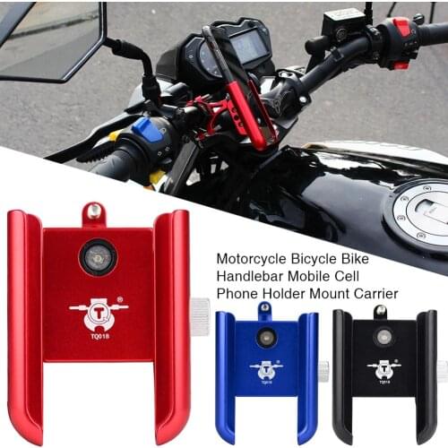 Mobile Phone Holder Motorcycle Shockproof Aluminum Alloy Navigation Mount Electric Car Bicycle Bike Handlebar Cell Phone Carrier