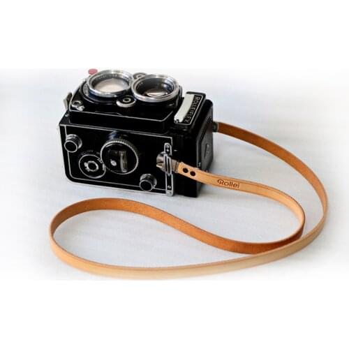 For Rollei Rolleiflex 3.5F 3.5E 3.5T 3.5C 2.8F 2.8E Genuine Leather Neck Shoulder Strap