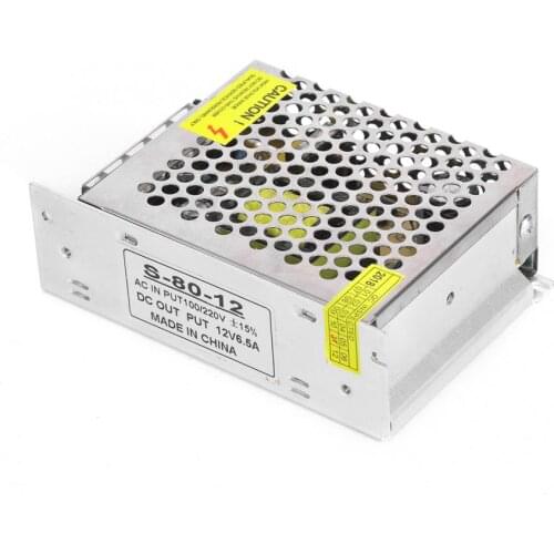 Switching Power Supply Driver Transformer 220V (or 110v) to 12V 6.5A 80W Switch Power Supply