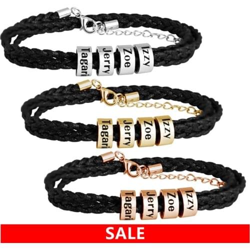 Elanuoyy Name Bracelets