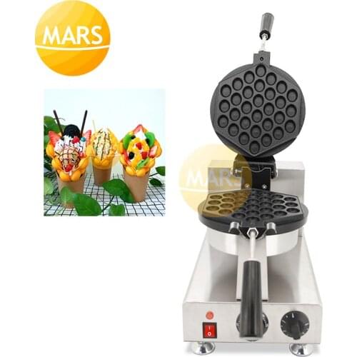 Electric Hongkong Waffle Maker Ice Cream Egg Eggettes Puff Waffle Cake Iron Pan 220V 110V Bubble Egg Waffle Maker Baking Oven
