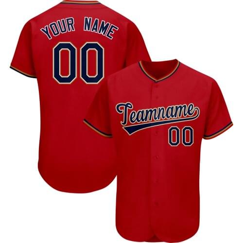 Customized Baseball Jersey Training Athletes Sportwear Name&Number Embroidered Any Color Button down Shirts for Men/Women/Youth