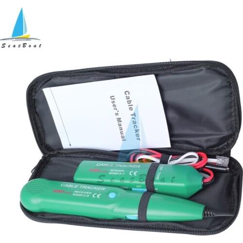 MS6812 Cable Tracker Tester Professional Line 1.5kHZ LAN Detector UTP STP Telephone Wire Checker Breakpoint Location Diagnose