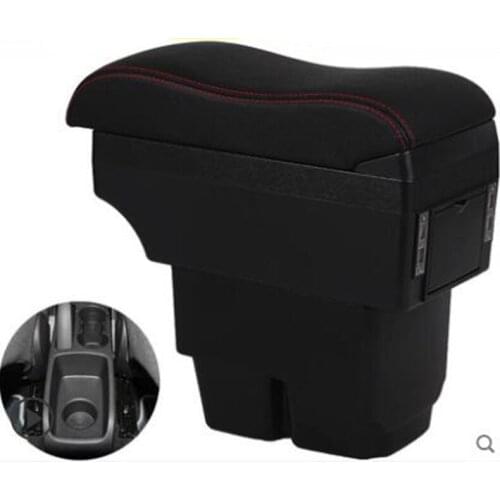 For Ford Fiesta 3 MK7 armrest box Hand switch gear center Storage box Ford armrest box accessory 2009-2014