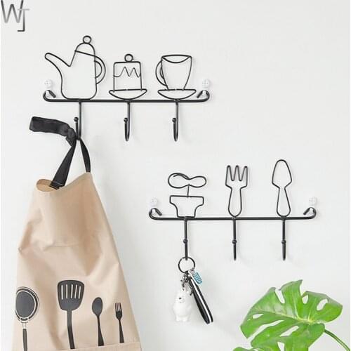 Creative Clothing Store Metal Decorative Coat Hook Creative Home Bathroom Kitchen Hook