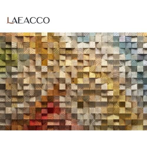 Laeacco Unique 3D Wood Pieces Wall Piled Party Decor Photophone Photographic Background Photo Backdrop Digital Photo Studio Prop
