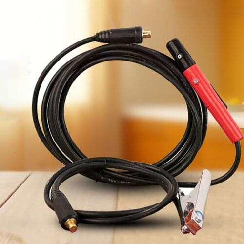 5M Professional 300A Ground Welding Earth Clamp Clip Set For Mig Tig ARC Welding Machine Cable 10-25 Plug Soldering Supply Tool