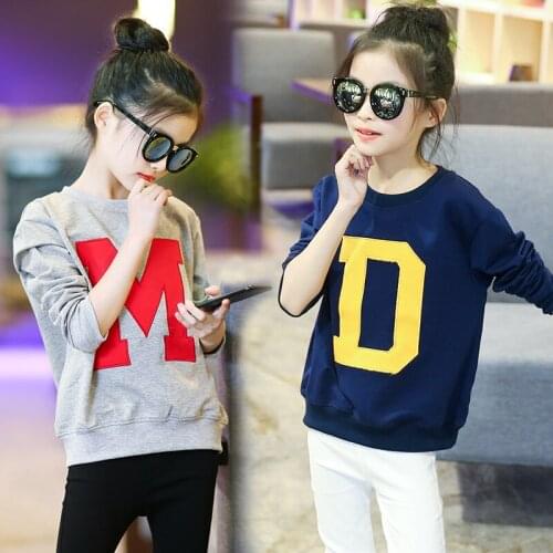 Fall 2017 Children New Girl Korean Fashion T-shirt Shirt Sweater Girls Tops