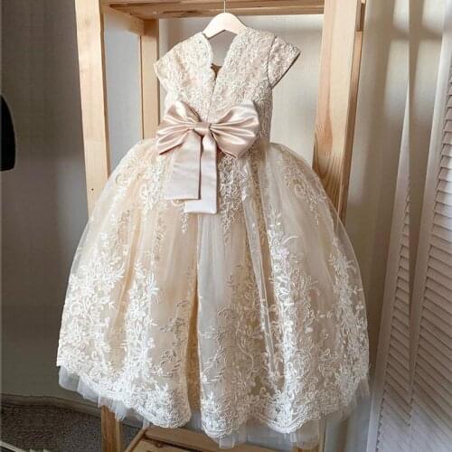 Flower Girl Dresses for Wedding Pageant Gowns Holy First Communion Dresses Wedding Birthday Party Prom Girls Dresses