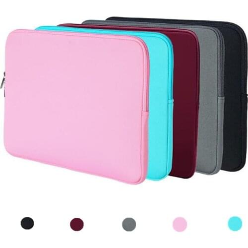 Portable Laptop Sleeve Case Cover Computer Zipper Liner Bag for Tablet Notebook 13 Inch Foam Pouch Bag Protective Case