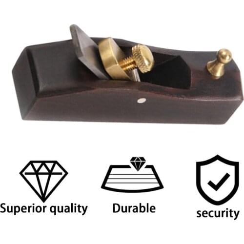 Mini Wood Hand Plane Easy Operated Ebony Woodworking Tool Durable Angle Plane Luthier Tool Violin Making Carpenter Tool