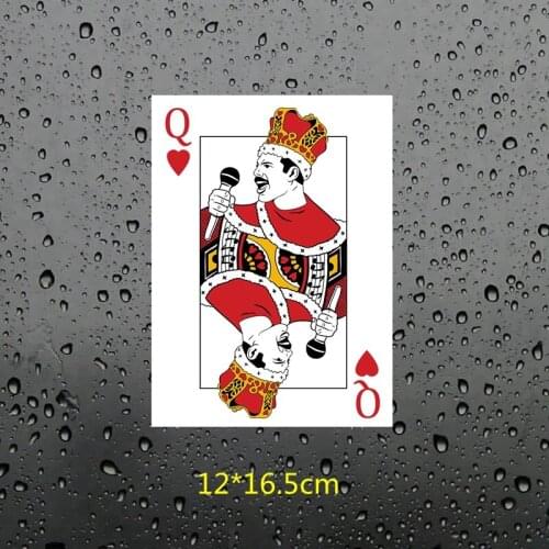 Three Ratels FTC-811# 12x18.4cm Freddie Mercury Bohemian Rhapsody QUEEN Pvc Vinyl Decal Car Window Wall Computer Sticker