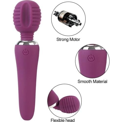 Magic Wand AV Vibrator 10 Speeds G-Spot Massager Clitoris Nipple Stimulator Sex Toys for Woman Super Powerful Sex Shop