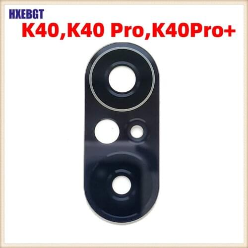 Original New For Xiaomi Redmi K40 , K40 Pro , K40 Pro Plus Back Rear Camera Glass Lens Camera Protective Lens Cover Parts