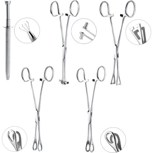 1PC Steel Body Piercing Clamp Plier Clamp Permanent Ear Lip Navel Nose Round Open Septum Piercing Forceps Body Jewelry Tool