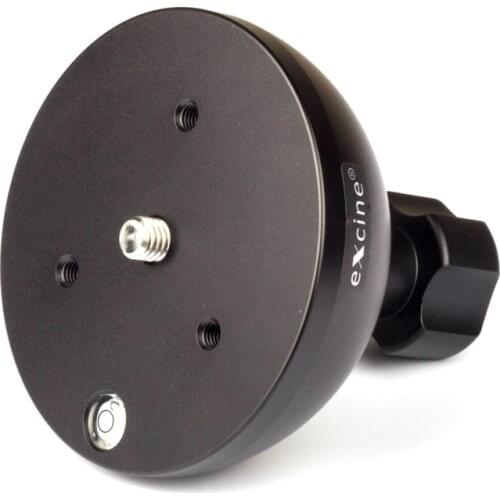 100mm Half Ball Bowl Type Flat Cradle Converter Adapter fr Pro Video 4K 8K Film Camera Tripod Fluid Head Rail Slider Dolly Crane