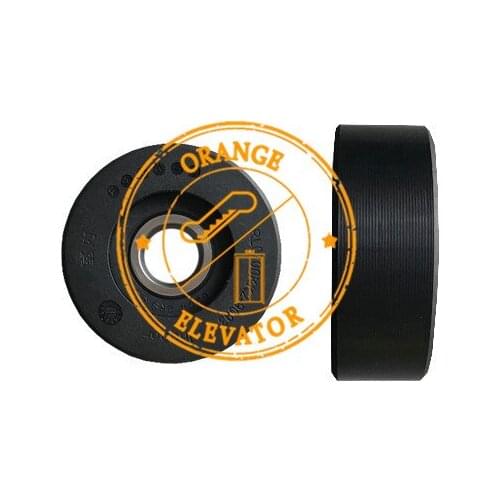 20 Pieces Escalator Roller OD70mm W25mm Bearing6204 Black