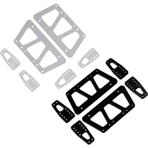 RC Accessories Chassis Lift Plate Set for Axial SCX10 DurableChassis Rise Set Replacement Parts Modified Lifting Parts