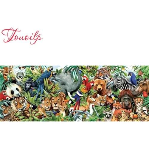 Touoilp Diamond Embroidery 5D DIY animal world Diamond Painting Christmas Cross Stitch Full square&round Rhinestone Mosaic