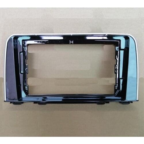 Car Fascia Navigation Frame Dash Frame Kit For 9" Android Multimedia Player For Cr-v V 2017 2018 2019