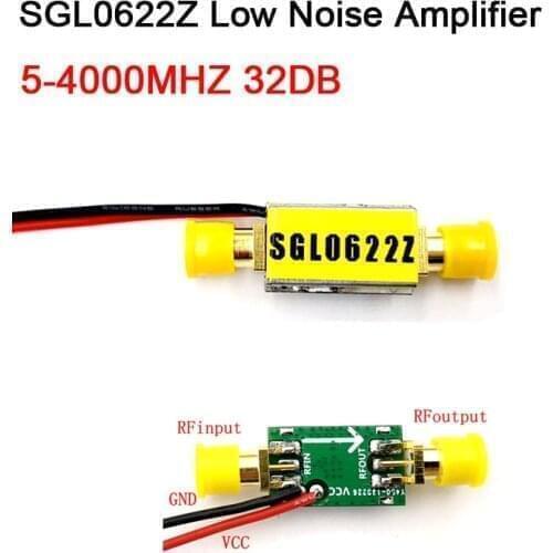 DYKB SGL0622Z 5MHZ TO 4000MHZ 32DB LAN Low Noise High Gain Power RF Amplifier Ham Radio