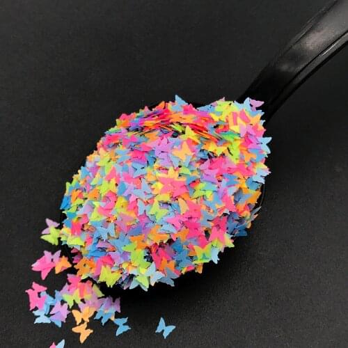 Butterfly Shape Nail Art Flakes Glitter Makeup Designs Nail Supplies Holographic Glitter Sequins Manicure Decoracion Uñas