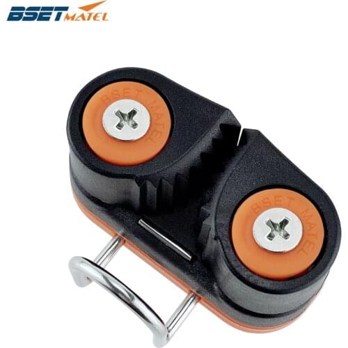 Composite 2 Row Matic Ball Bearing Cam Cleat with leading Ring Pilates Equipment Boat Fast Entry Rope Wire Fairlead Sailing