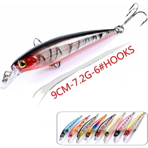 Minnow Laser Hard Plastic Bait Artificial Wobbler For Fishing Lure 3d Eyes Crankbait Fishing Accessories/Tackle Swimbait Pesca