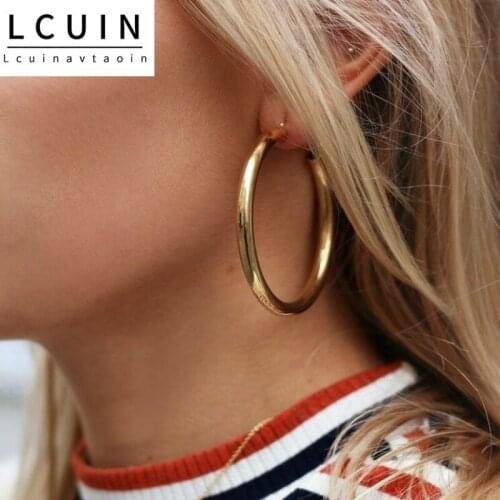 Lcuinavtaoin Women's Gold Earrings
